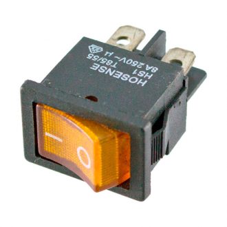 Comutador com sinalizador Laranja 230V
